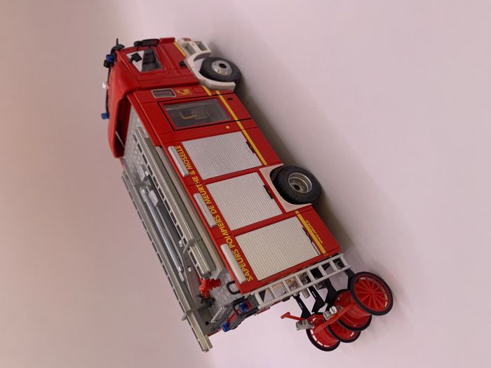 Véhicule Pompier Eligor 1/43éme Scania Cabine Courte FPT Secours Routier Meurthe et Moselle - photo numéro 6