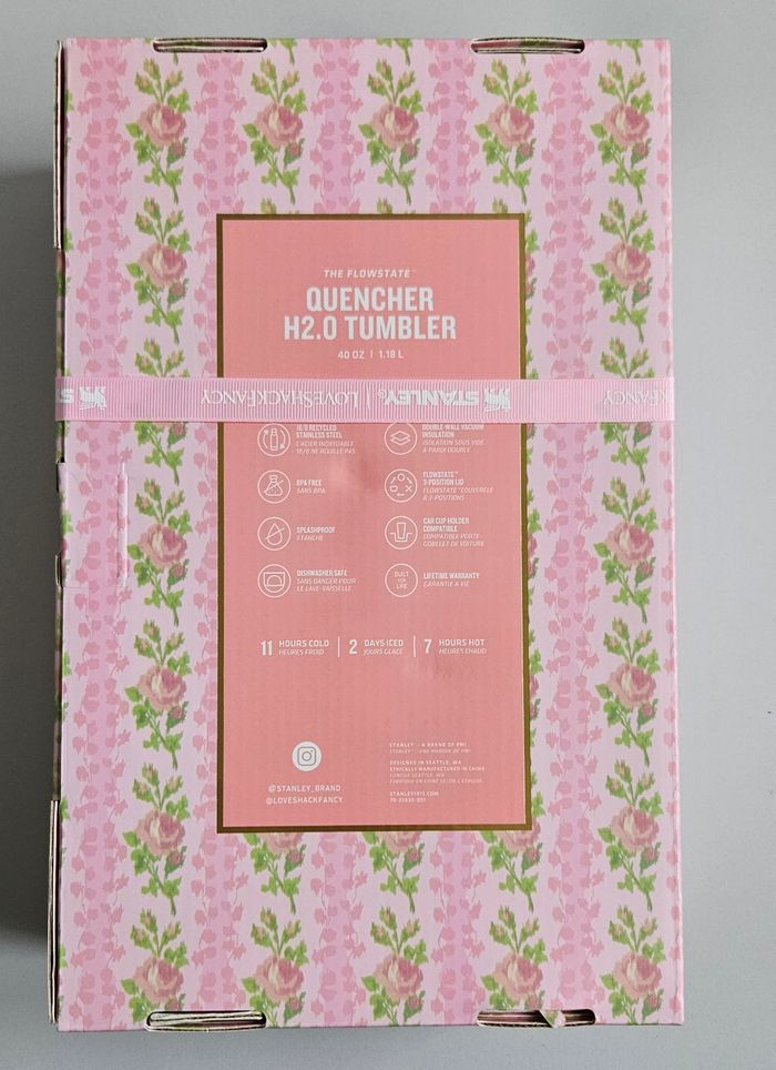 Gourde Stanley × LoveShackFancy 1,2L – Édition Lupin – Neuve - photo numéro 6