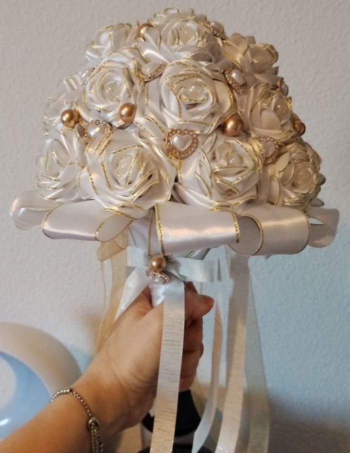 Bouquet de mariée artisanal - photo numéro 2