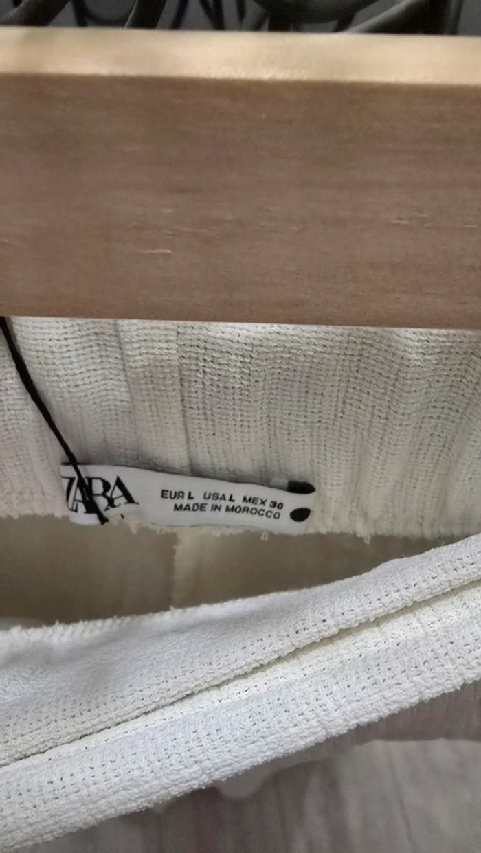 Pantalon large Zara Drapé devant - photo numéro 4