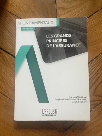 Livre Assurance Argus de l’assurance Les grand principes de l’assurance
