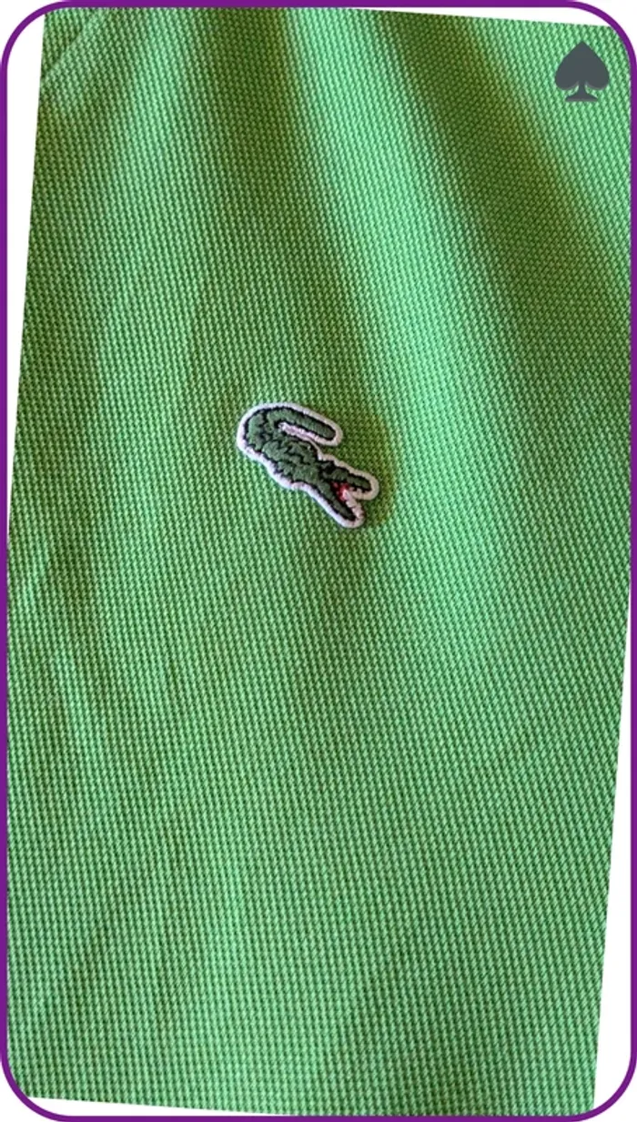 Polo Lacoste homme vert - photo numéro 5