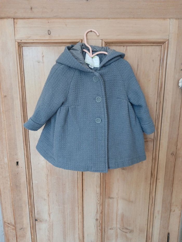 Manteau de laine fille 2 ans vertbaudet - photo numéro 2