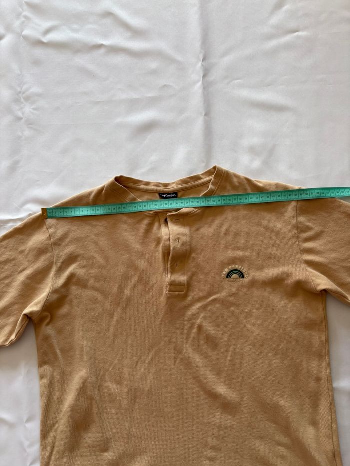 Polo beige/marron avec motif imprimé - Influx - L/40 - photo numéro 8