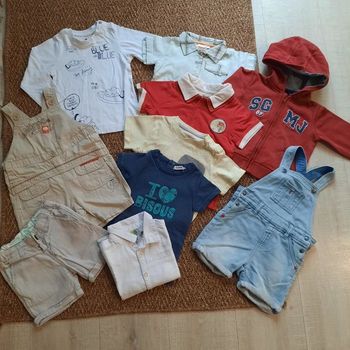 Lot de vêtements garçon 12 mois 81 cm 
