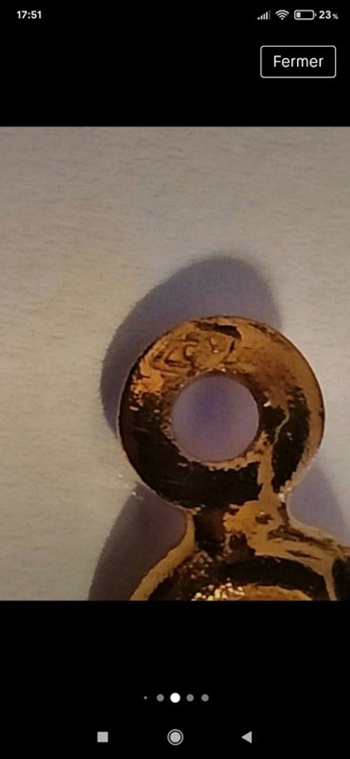 Bracelet mailles plaqué or - photo numéro 6