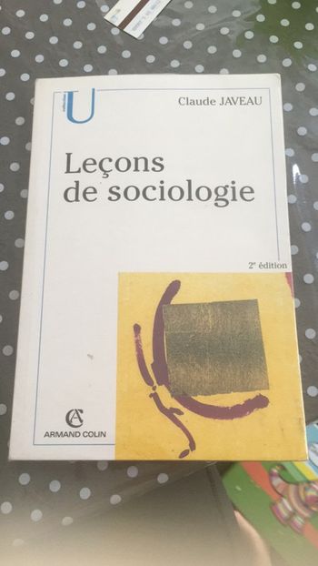 Leçons de sociologie