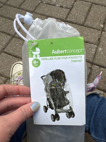 Habillage pluie poussette 