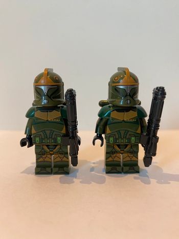 Figurine type lego 2 clones de Kashyyk. Star Wars