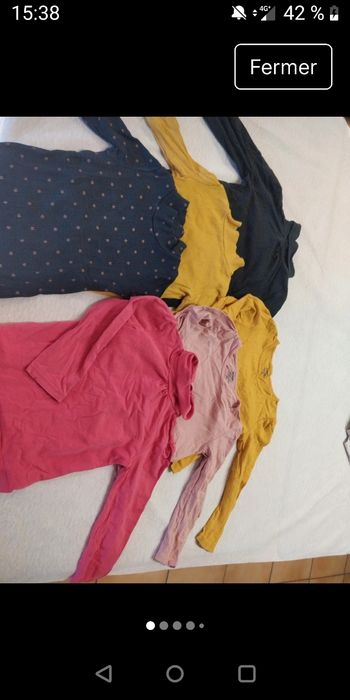 Lot vêtements filles 4 ans