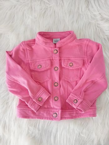 Petite veste rose barbie 12/18 mois N*O123