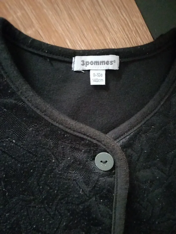 Gilet noir 9/10 ans - photo numéro 8