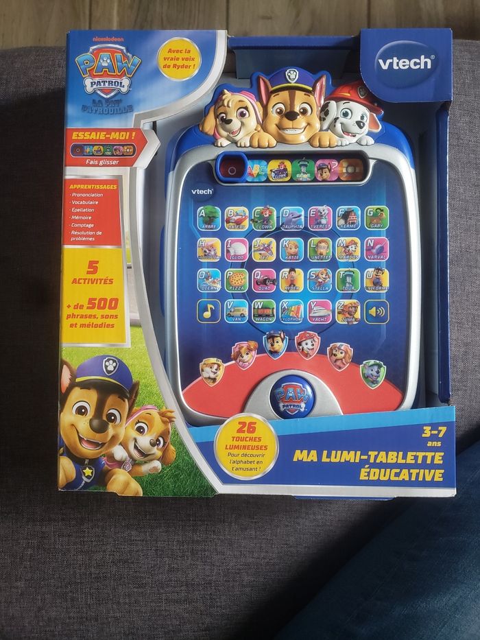 Ma Lumi-tablette éducative Pat Patrouille neuve