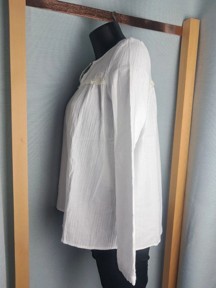 Balzac blouse été blanche T.36/38 en tbe - photo numéro 7