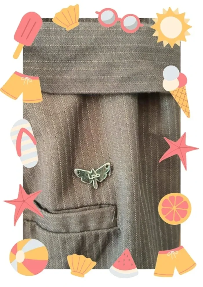 Pantalon carotte à rayures 42 - photo numéro 4