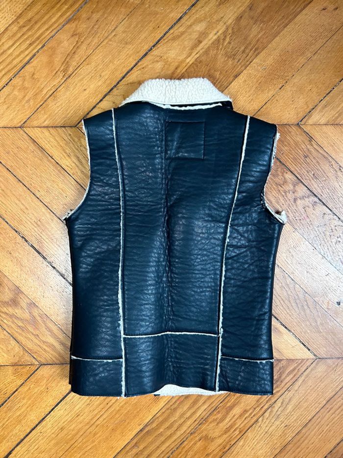 Neuve: Mango veste sans manche avec Zip taille 9/10 ans - photo numéro 4