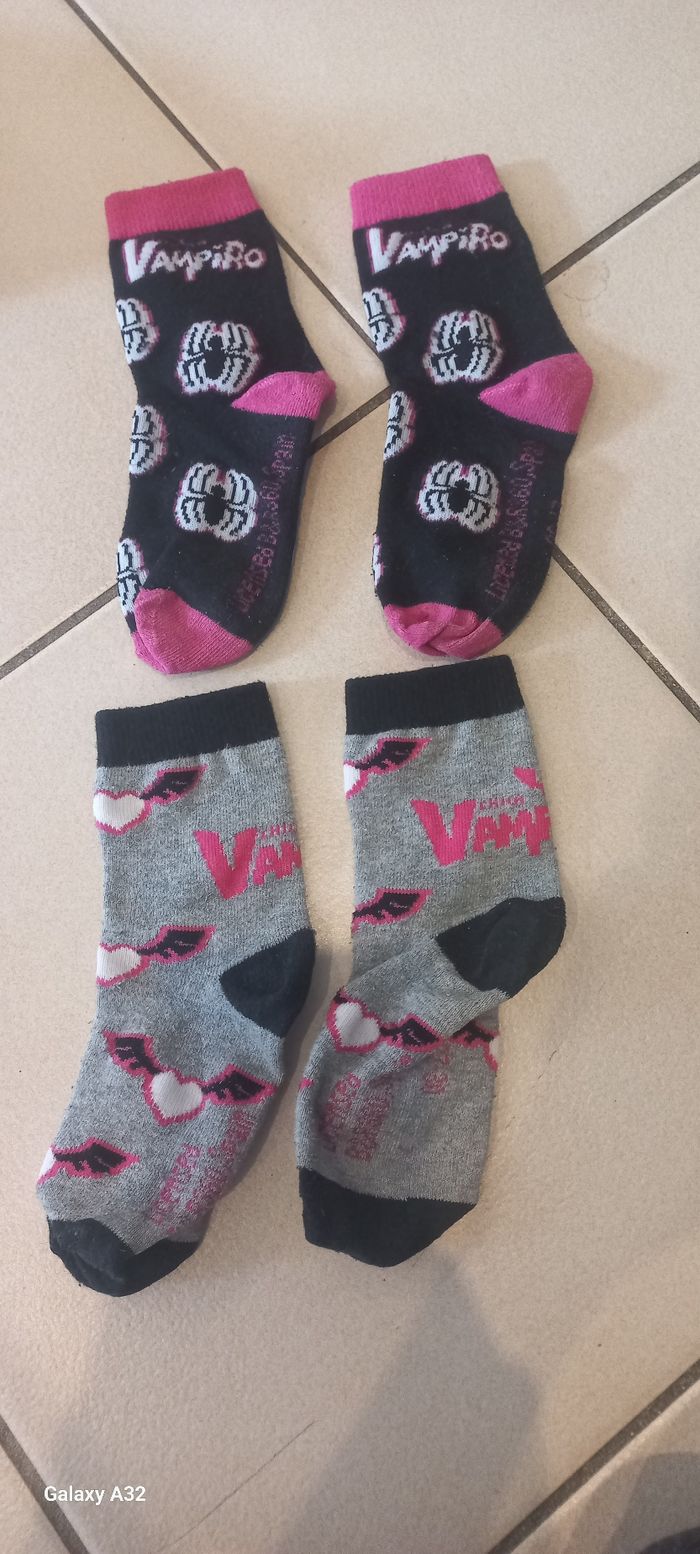 Chaussette chica vampiro 27-30