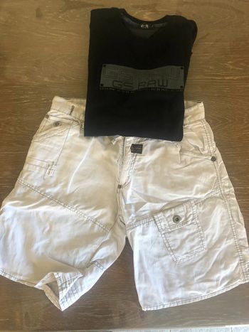 H1- Lot tee shirt/ short G-star