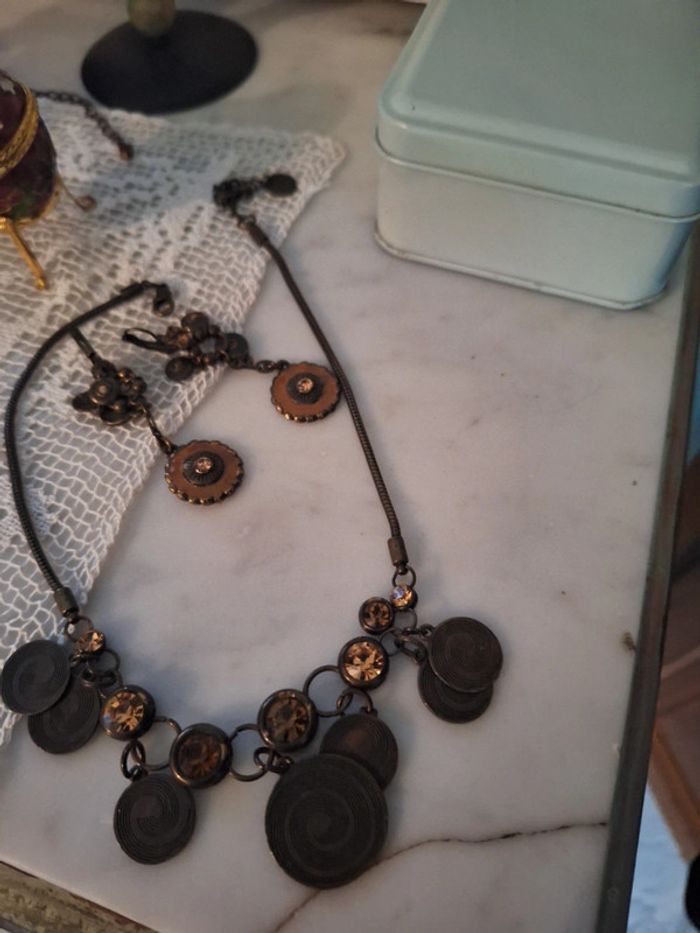 Collier et boucles d'oreilles Axelle création - photo numéro 11