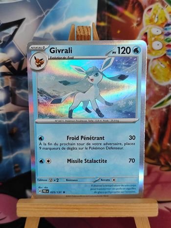 Givrali holo rare 25/131 Évolutions Prismatiques