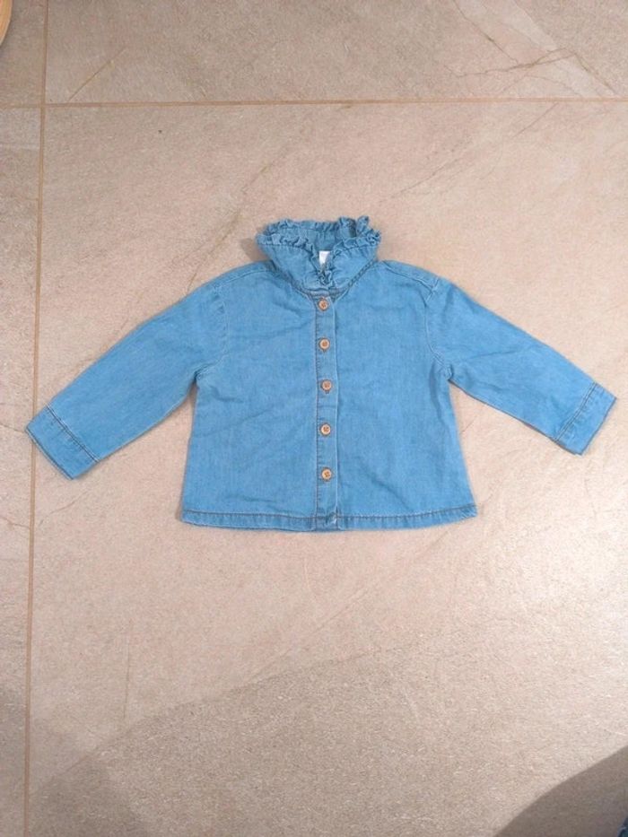 Blouse jean fine Tex 9m