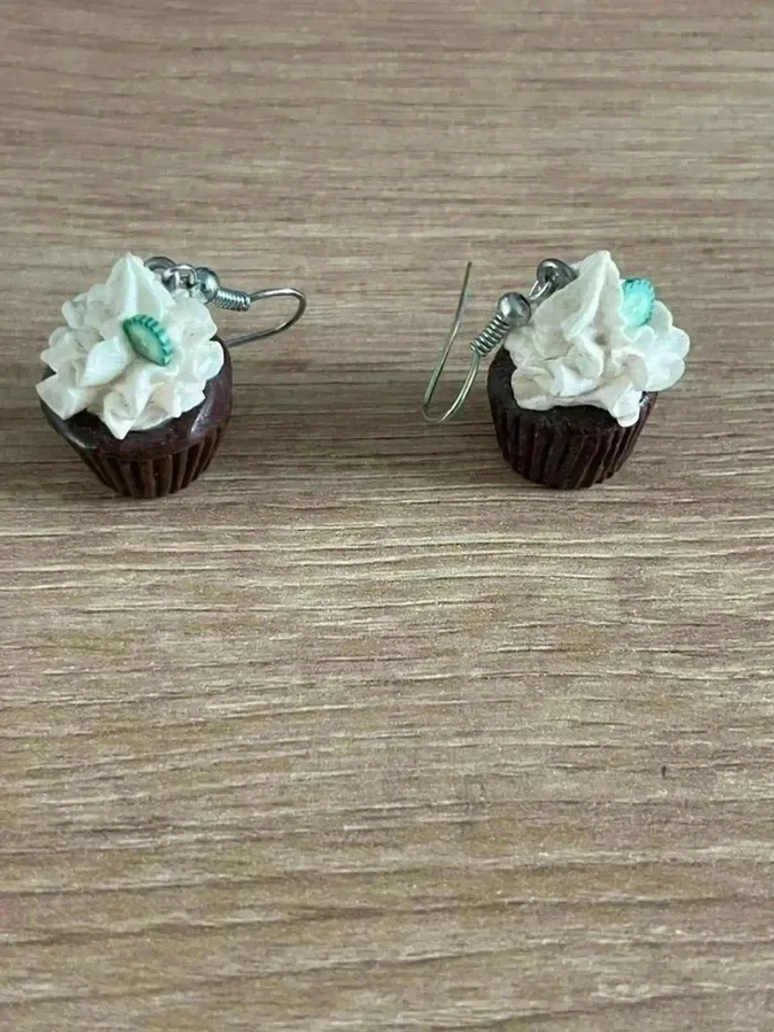 Boucle oreille cup pastèque 🍉 en fimo