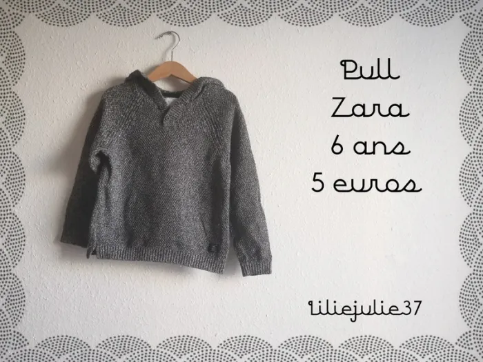 Pull Zara 6 ans