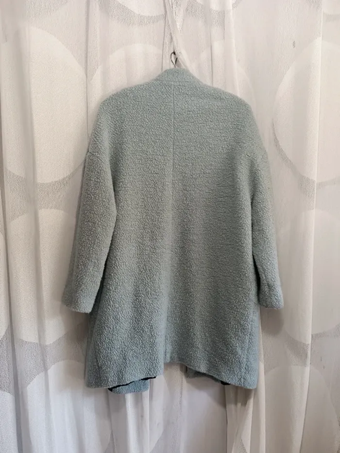 Des Petits Hauts " manteau Lizy bleu clair effet moutonné" t. 4 - photo numéro 6