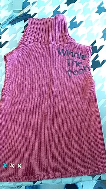 Pull sans manche col roulé