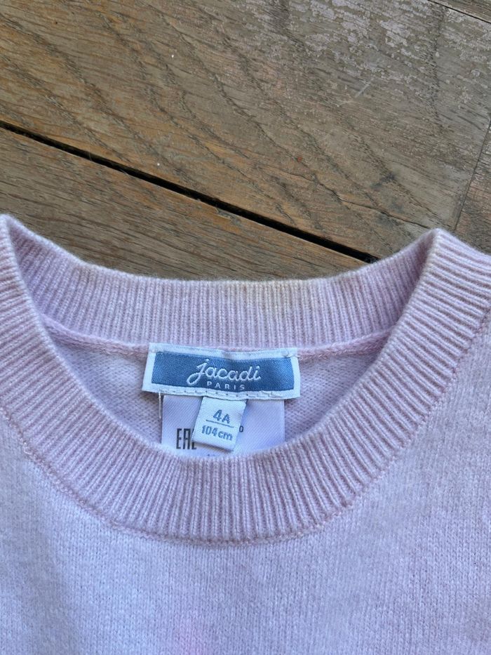 Pull sans manches rose Jacadi 4 ans - photo numéro 3