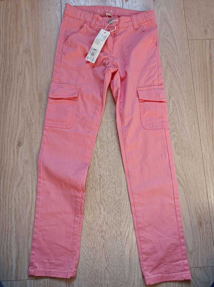 Pantalon slim rose