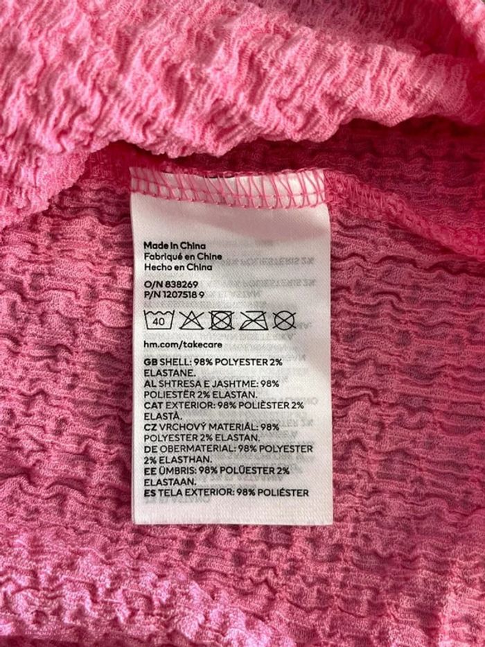 Robe rose pour fille H&M - photo numéro 2