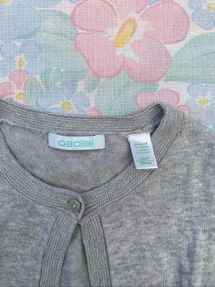 Très beau gilet boléro 3 ans - photo numéro 2