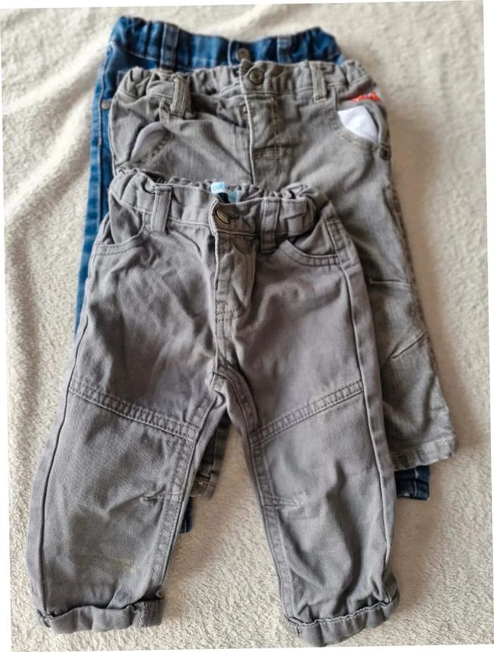 Lot de 3 pantalons 12 mois