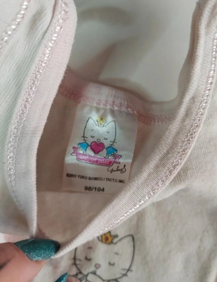 Tee-shirt débardeur Kitty - Taille 3/4 ans - photo numéro 4