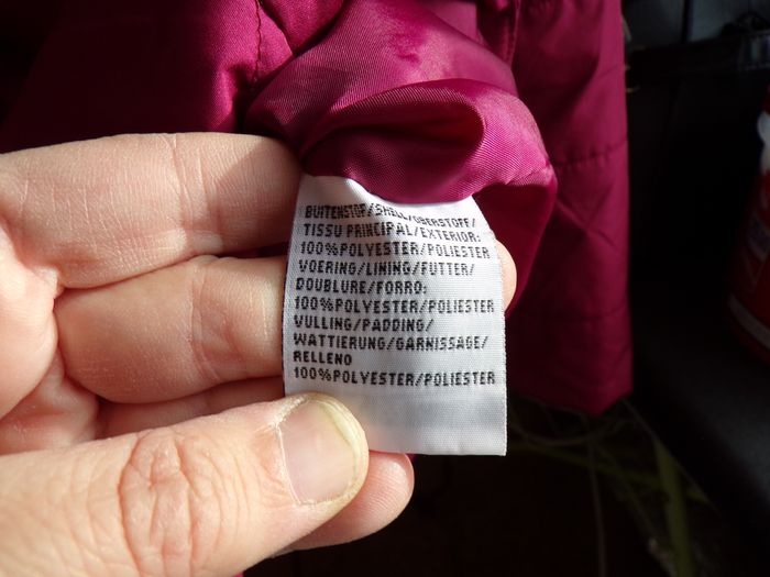 Parka rose violette taille L - photo numéro 3