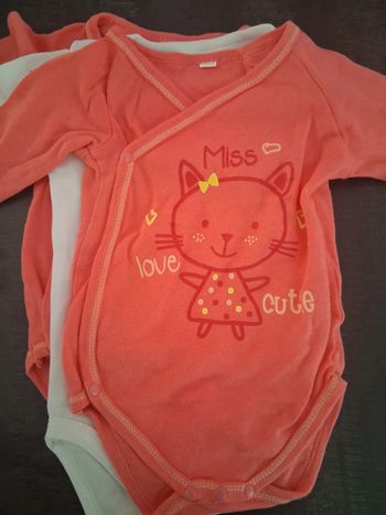 Lot de 3 bodies manche longue