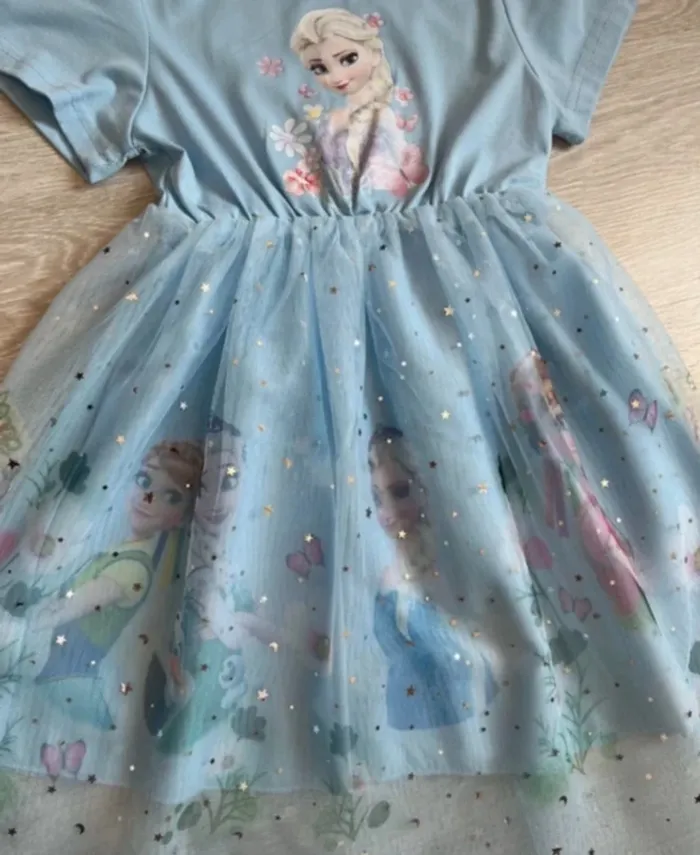 Jolie robe Reines des Neiges 5 ans - photo numéro 2