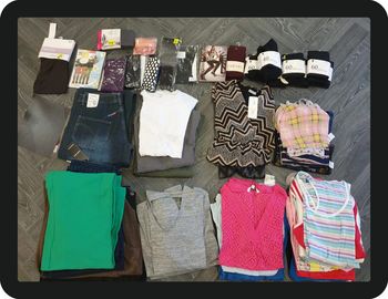 Lot de 58 vêtements
