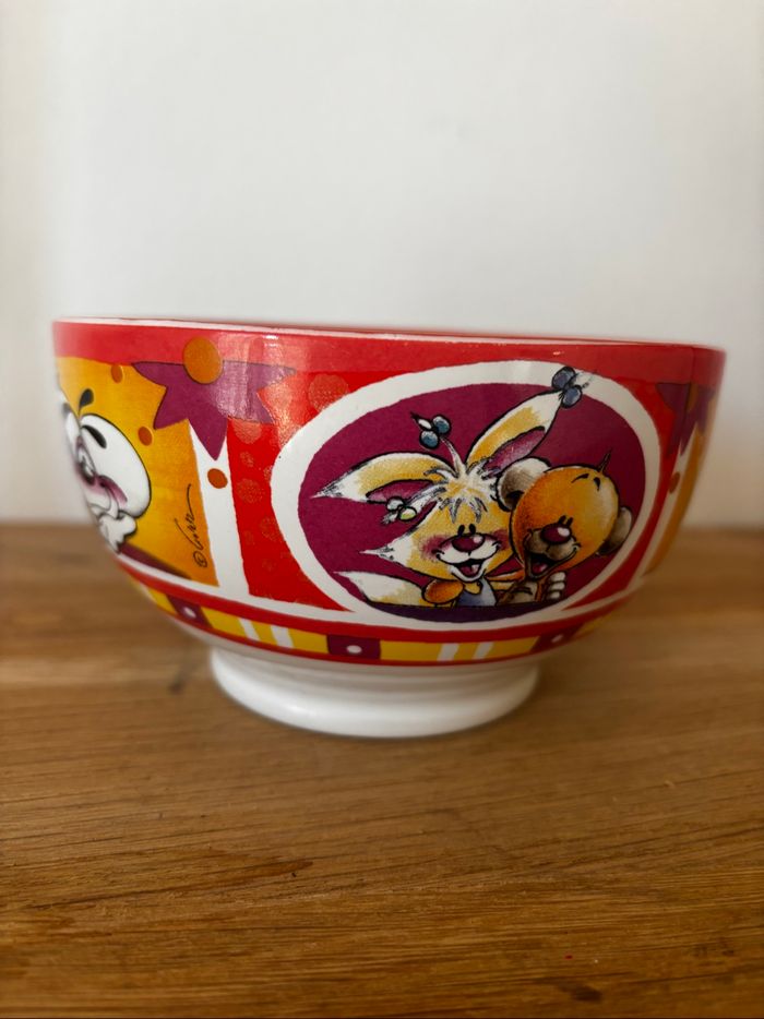 Grand bol Diddl et sa famille Orange - photo numéro 5