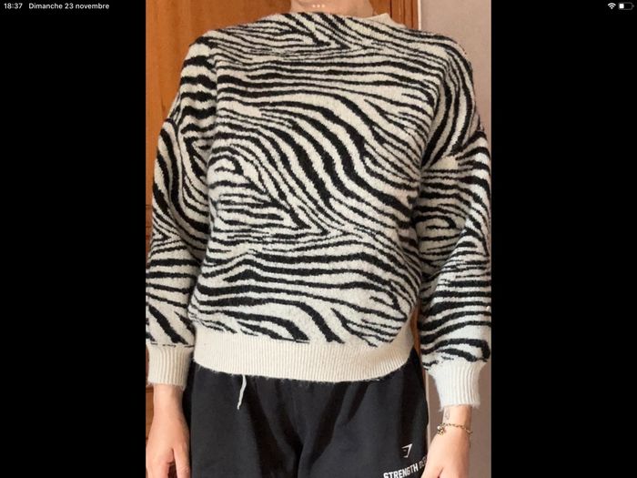 Pull zébré XS H&M - photo numéro 2