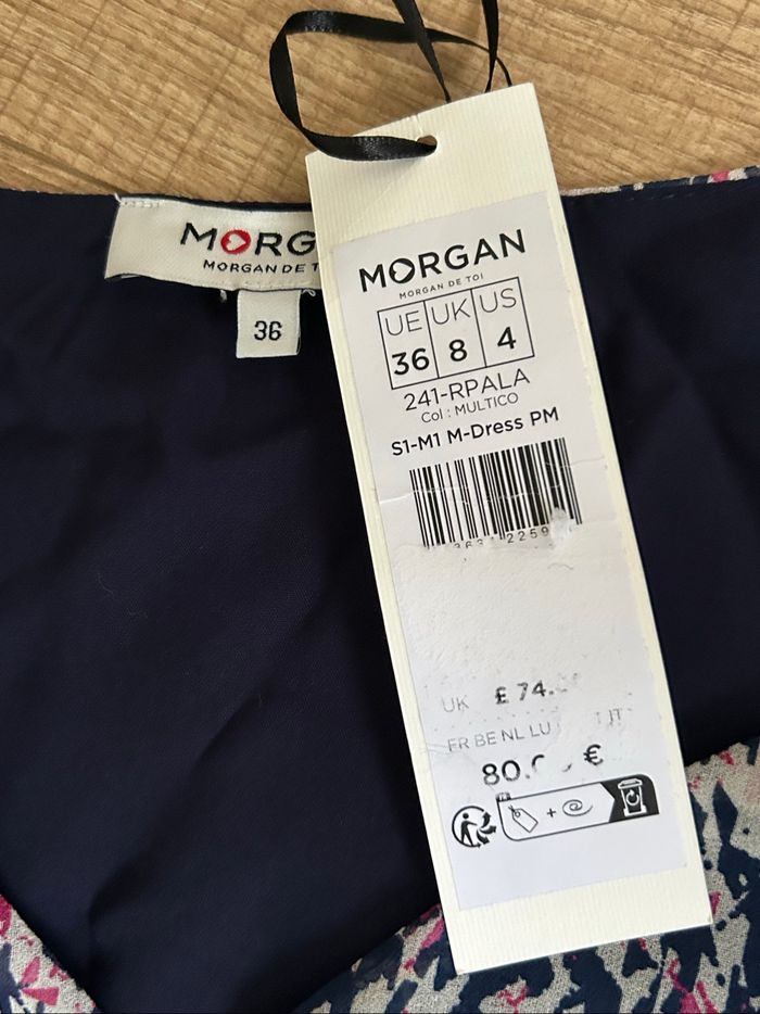 Robe imprimée neuve à manches longues Morgan taille 36 (valeur 80€) - photo numéro 9