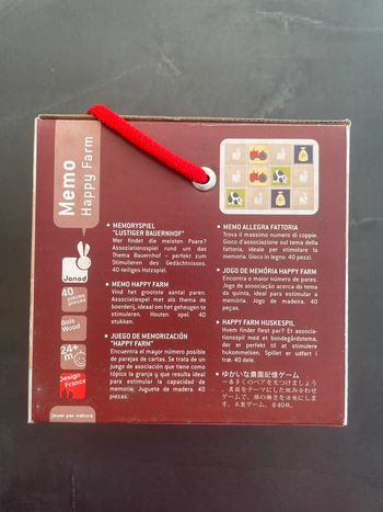 Jeu de memory la ferme
