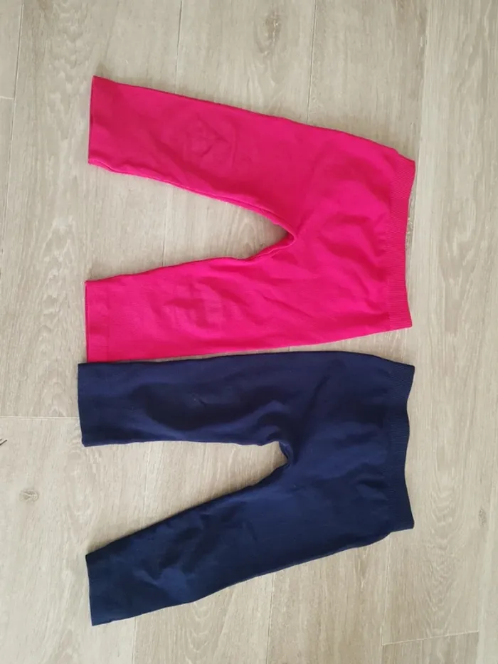 Lot de 2 leggins chauds taille 24 mois - photo numéro 2