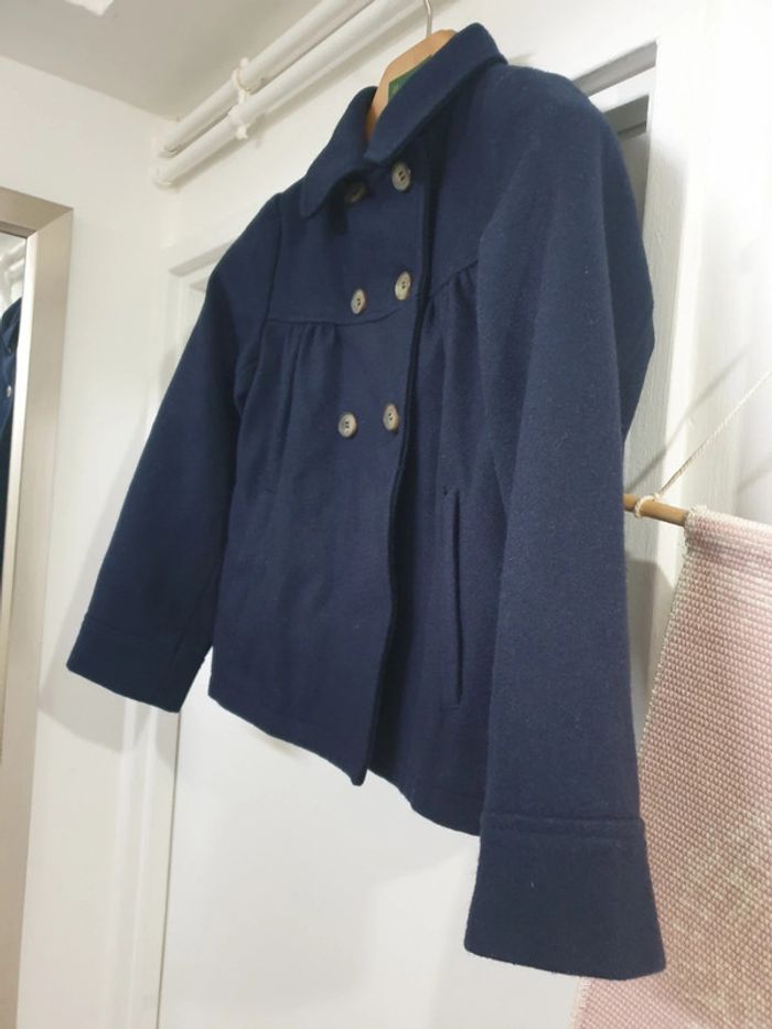 Manteau Caban laine Petit Bateau 10 ans - photo numéro 2