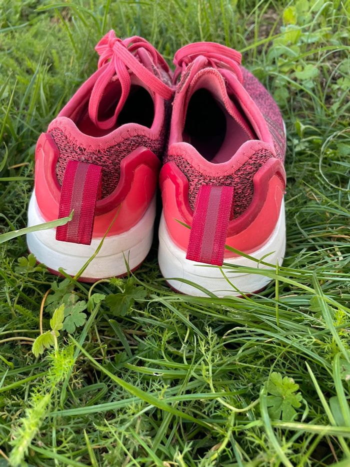 Basket adidas rose/rouge - photo numéro 3