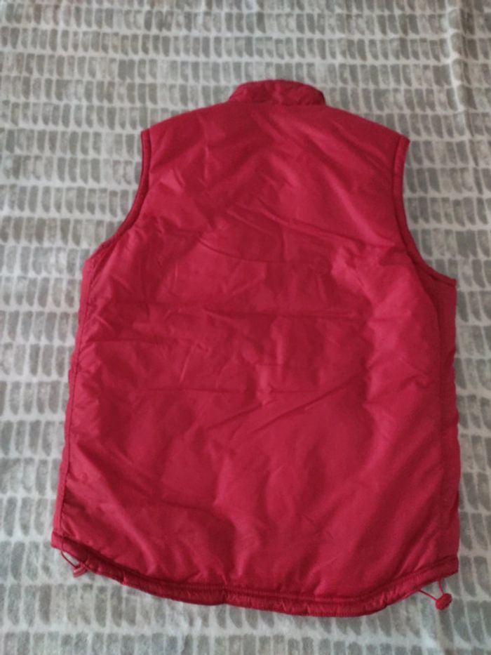 Doudoune gilet sans manches rouge poches Sol's taille L 40 - photo numéro 4