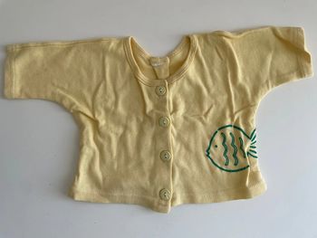 Gilet jaune bébé poisson