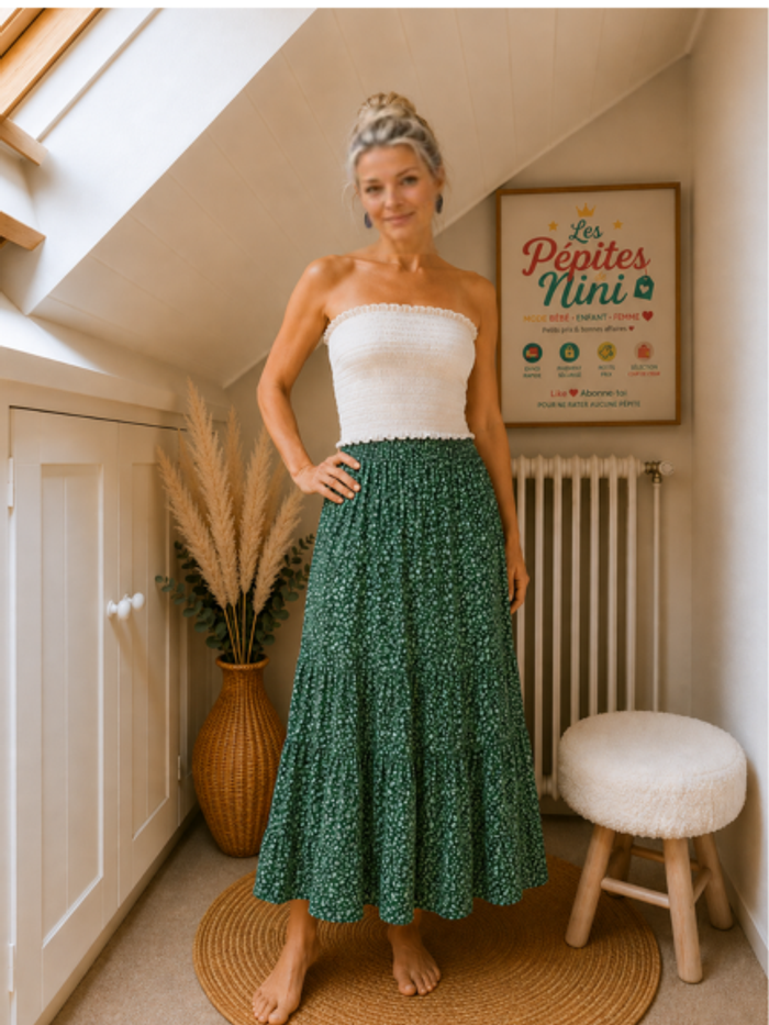 💚 Robe longue bohème verte 💚 - photo numéro 2