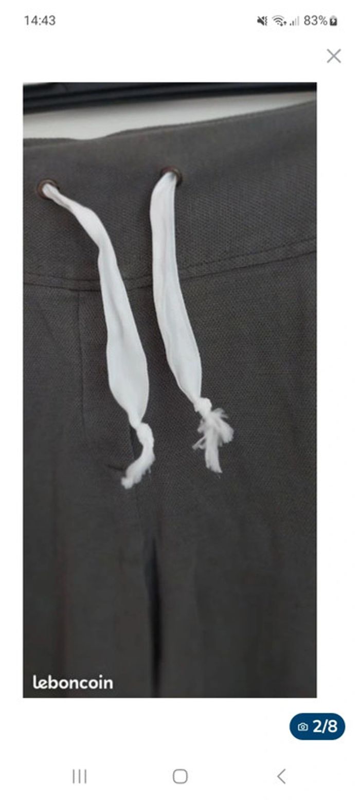 Pantalon kaki Sandro taille 1 (36-38) - photo numéro 2